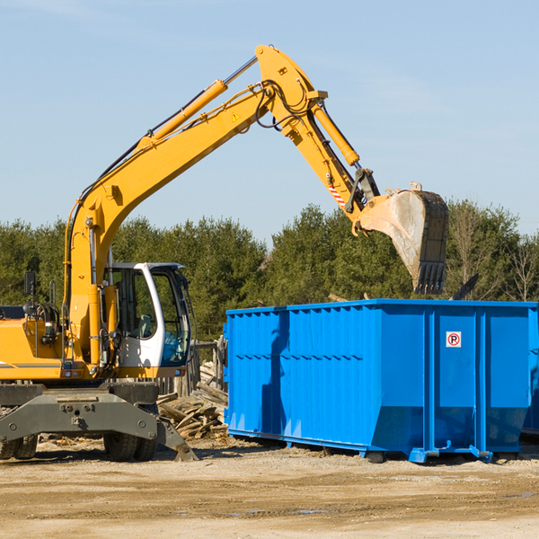 can i request a rental extension for a residential dumpster in St Lucie Village FL